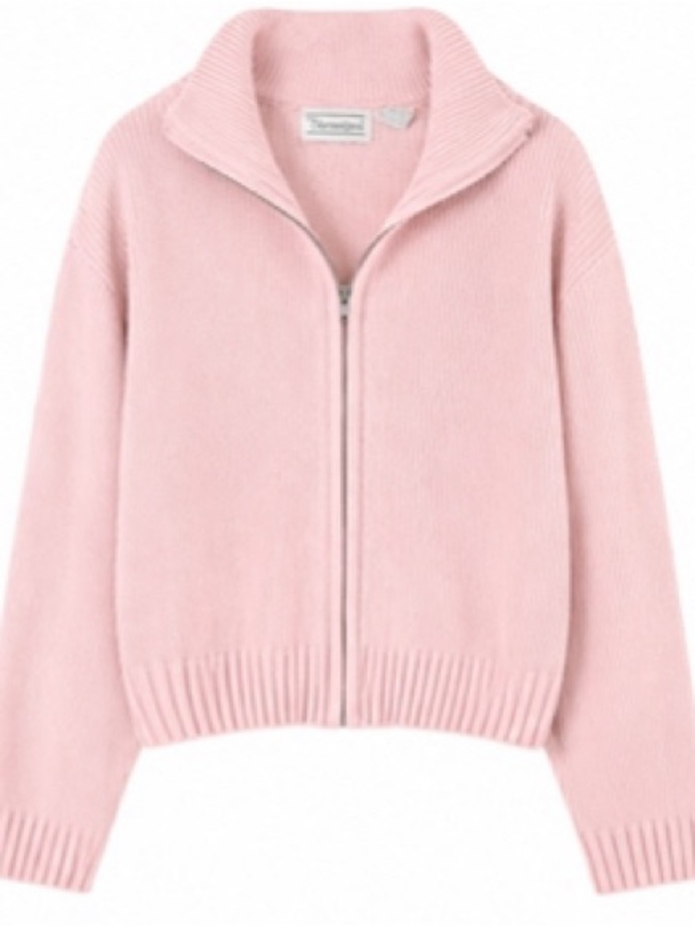 Serengeti Pastel Pink Zip Cardigan